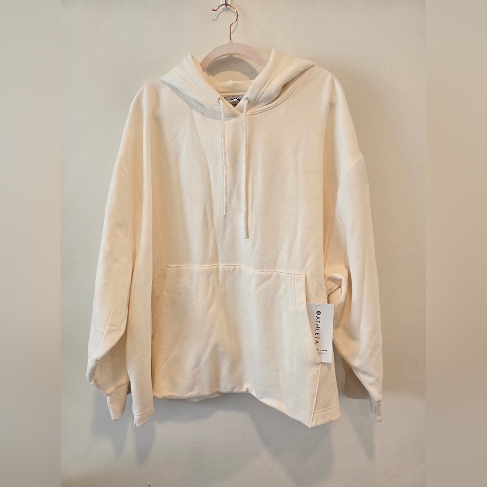 Athleta Cream Hoodie